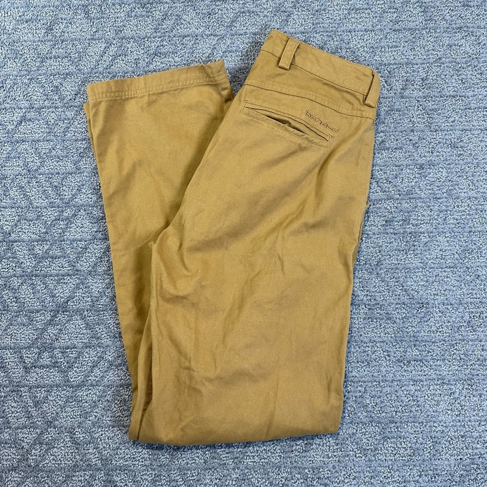 Banded Menswear Casual Wear‎ Cotton Pants 32x32 Tan Chinos Trousers